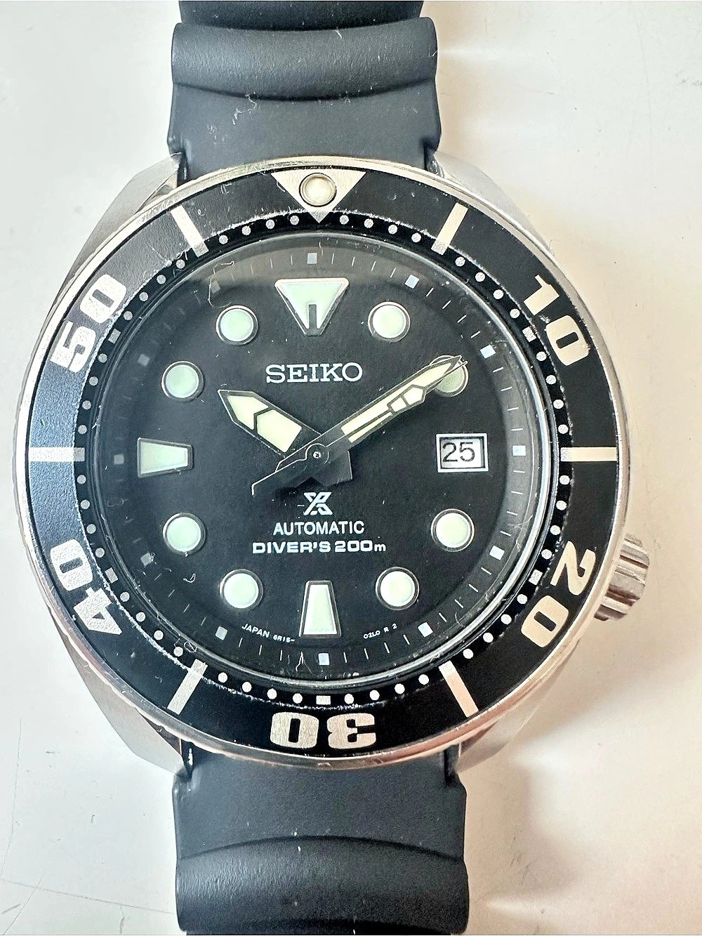 Seiko Prospex SBDC001 Diver's 200m Automatic Diver's Watch Black Silver